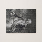 ベンジャーミンリンカーン(1733-1810年) (版木、銅版、版画) ジグソーパズル (横)