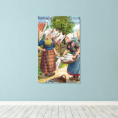 ベンズドルプ王室のオランダココア キャンバスプリント (インサイチュ (ウッドフロア))