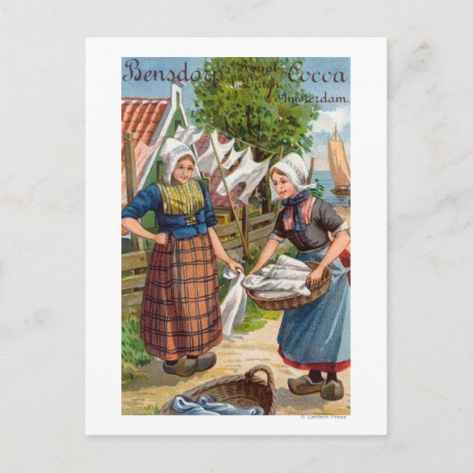 ベンズドルプ王室のオランダココア ポストカード (正面)