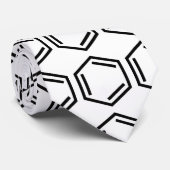 ベンゼンリングや輪記号 ネクタイ (ロール)