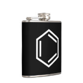 ベンゼンリングや輪記号 フラスク (右)