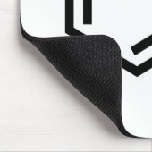 ベンゼンリングや輪記号 マウスパッド (コーナー)