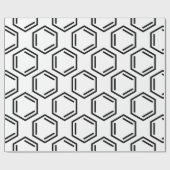 ベンゼンリングや輪記号 ラッピングペーパー (フラット)