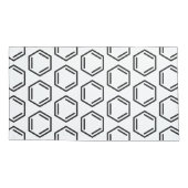 ベンゼンリングや輪記号 枕カバー (裏面-左)