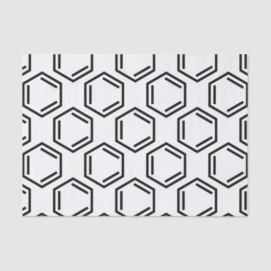 ベンゼンリングや輪記号 薄葉紙 (正面)