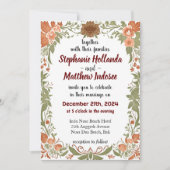 ベンダーの専用チーム結婚の構築 – 招待状 (正面)