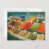 ベンダー葉書の作成(Pike Place Seattle) ポストカード (正面/裏面)