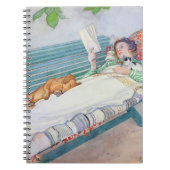 ベンチにあっている女性1913年(w/c紙で) ノートブック (正面)