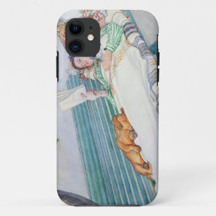 ベンチにあっている女性1913年(w/c紙で) iPhone 11 ケース