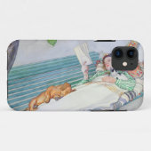 ベンチにあっている女性1913年(w/c紙で) Case-Mate iPhoneケース (裏面(横))