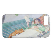 ベンチにあっている女性1913年(w/c紙で) Case-Mate iPhoneケース (裏面(横))