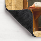 ベンチにガチョウを置くマウスパッド マウスパッド (コーナー)