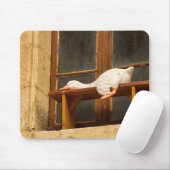 ベンチにガチョウを置くマウスパッド マウスパッド (マウス)