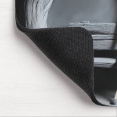 ベンチに座るマッチ棒 マウスパッド (コーナー)