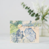 ベンチに座る女性 | ベルザモリソト ポストカード (スタンド正面)