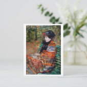 『ベンチに座る女』（ベンチにすわる女、英: Woman Sitting on a Bench）、また ポストカード (スタンド正面)