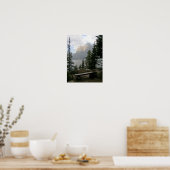 ベンチのあるビュー ポスター (キッチン)