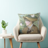 ベンチのManet |、1879年 クッション (椅子)