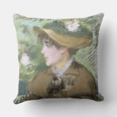 ベンチのManet |、1879年 クッション (裏面)