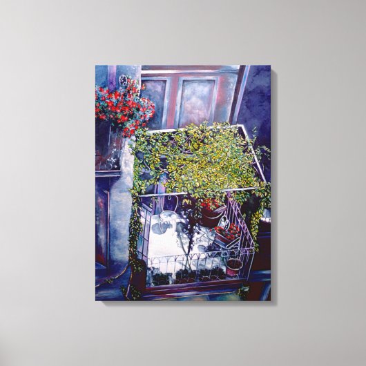 ベンチアン午後 キャンバスプリント (正面)