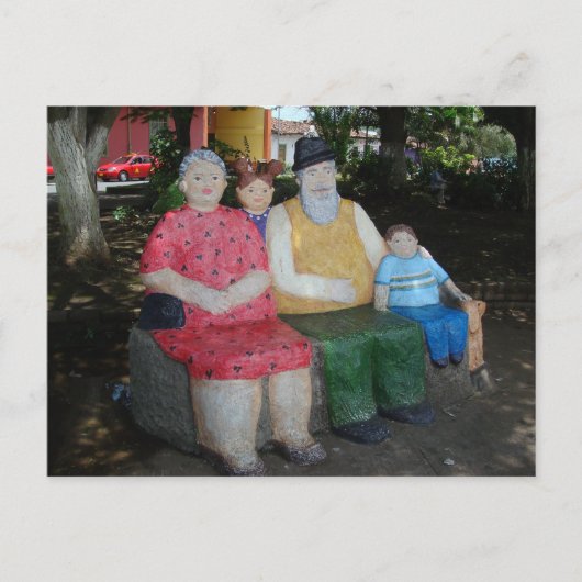 ベンチアート ポストカード (正面)