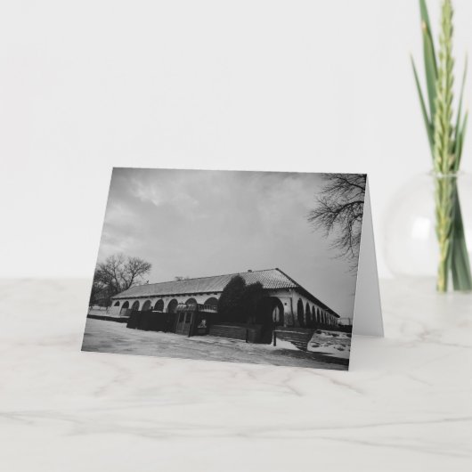 「ベンチウォーマーボブのレストラン」誕生日カード カード (正面)