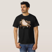 ベンチシッター猫 Tシャツ (正面フル)