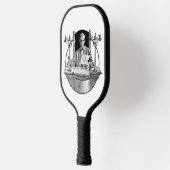 ベンチスケッチの審査員 ピックルボールラケット (左)