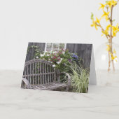 ベンチノテ素朴カード カード (黄色い花)