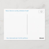 ベンチパームツリーベイマトラチャフロリダポストカード ポストカード (裏面)