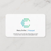 ベンチャーキャピタリスト | 技術企業の名刺 名刺 (裏面)