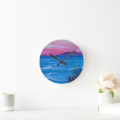 ベンチュラサンセット ラウンド壁時計 (ホーム)