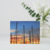 ベンチュラハーバー朝の空 ポストカード (スタンド正面)