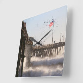 ベンチュラピア波 | El Nino スクエア壁時計 (傾斜)