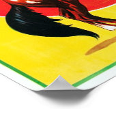 ベンチュラロデオ， 1933.ヴィンテージ広告の ポスター (角)