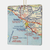 ベンチュラヴィンテージの地図 セラミックオーナメント (左)