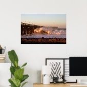 ベンチュラ桟橋 – Storm 2007 ポスター (ホームオフィス)