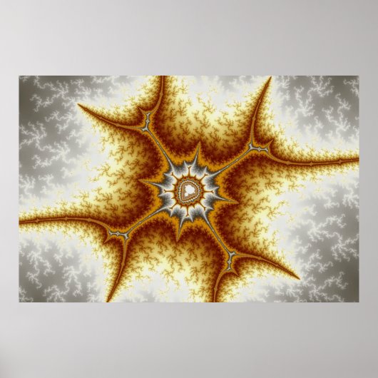 ベンチュラ136 – フラクタルポスター ポスター (正面)