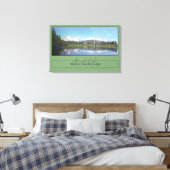 ベンチレイク キャンバスプリント (インサイチュ (寝室))