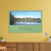 ベンチレイク キャンバスプリント (インサイチュ (リビング))