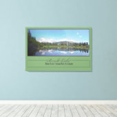 ベンチレイク キャンバスプリント (インサイチュ (ウッドフロア))