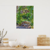 "ベンチ"ビクトリアの紀元前にポスター ポスター (キッチン)