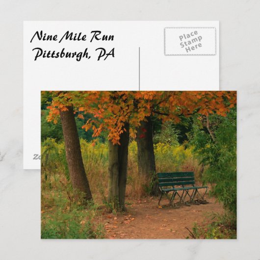 ベンチ ポストカード (正面/裏面)