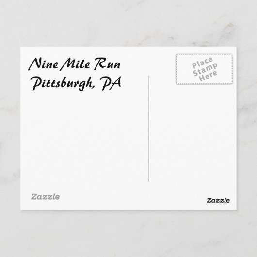 ベンチ ポストカード (裏面)