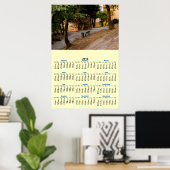 ベンチ 2012 カレンダー ポスター (ホームオフィス)