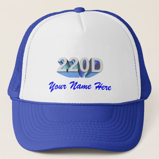 ベンツ220Dの帽子 キャップ (正面)