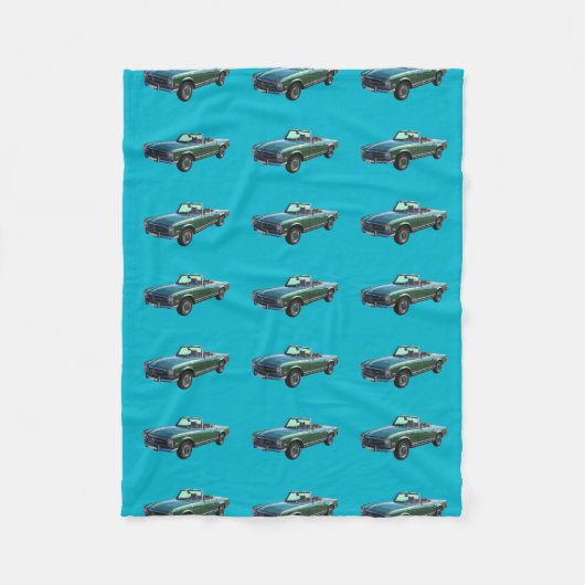 ベンツ280 SLのコンバーチブル フリースブランケット (正面)