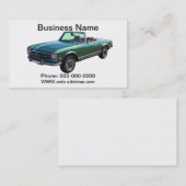 ベンツ280 SLのコンバーチブル 名刺 (正面/裏面)