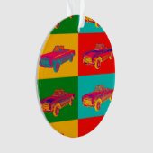 ベンツ280 SLの変換可能なポップアート オーナメント (正面)