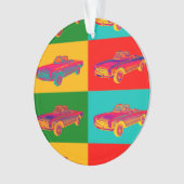 ベンツ280 SLの変換可能なポップアート オーナメント (正面)